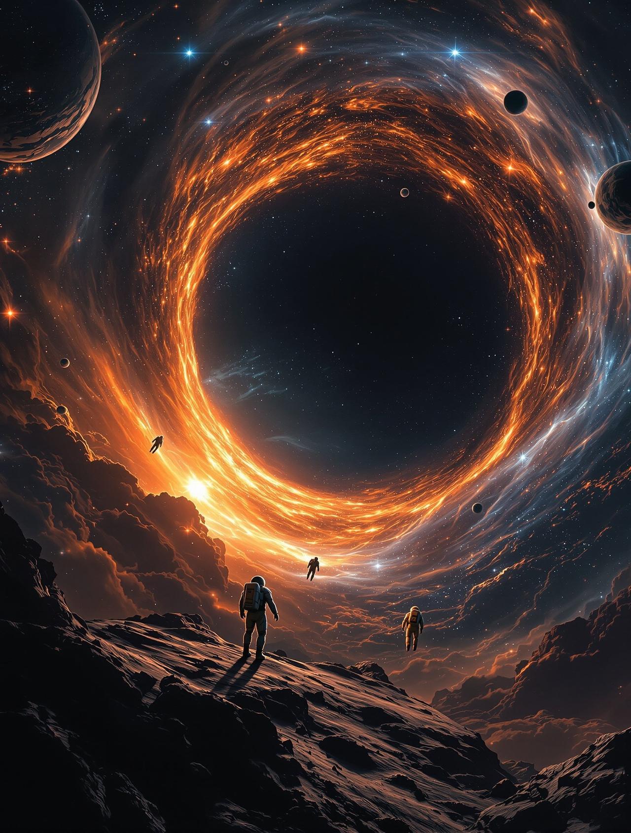 快乐影院出品科幻电影《星辰大海》主视觉海报